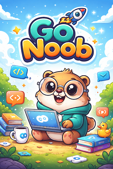 Voorbeeld van Go-Noob in de app